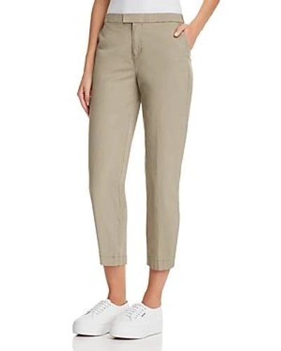 Shop Atm Anthony Thomas Melillo Cropped Boyfriend Pants In Faded Sage