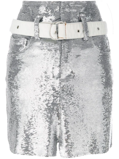 Shop Iro Metallic Fitted Skirt