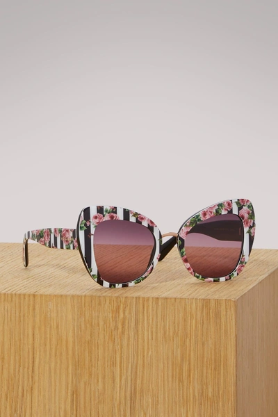 Shop Dolce & Gabbana Graffiti Sunglasses