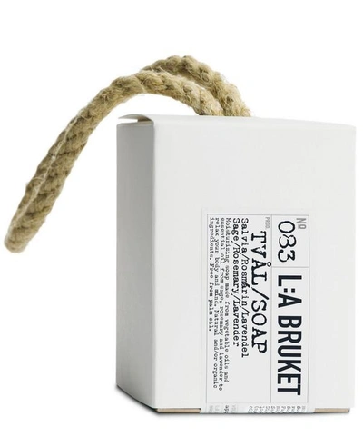 Shop L:a Bruket Sage And Rosemary Soap On A Rope 240g