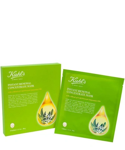 Shop Kiehl's Since 1851 Instant Renewal Concentrate Pack Of 3 Sheet Masks In White