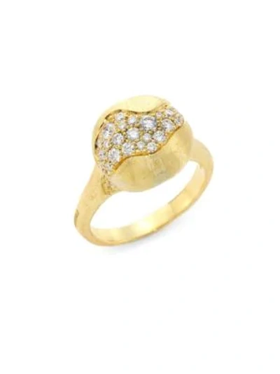Shop Marco Bicego Women's Africa Diamond & 18k Yellow Gold Ring