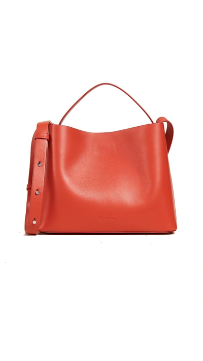 Shop Aesther Ekme Mini Sac Tote Bag In Electric Red