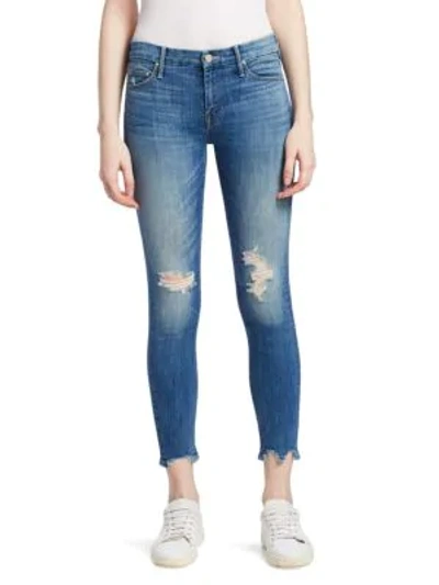 Shop Mother The Looker Distressed Jeans In Mums The Word