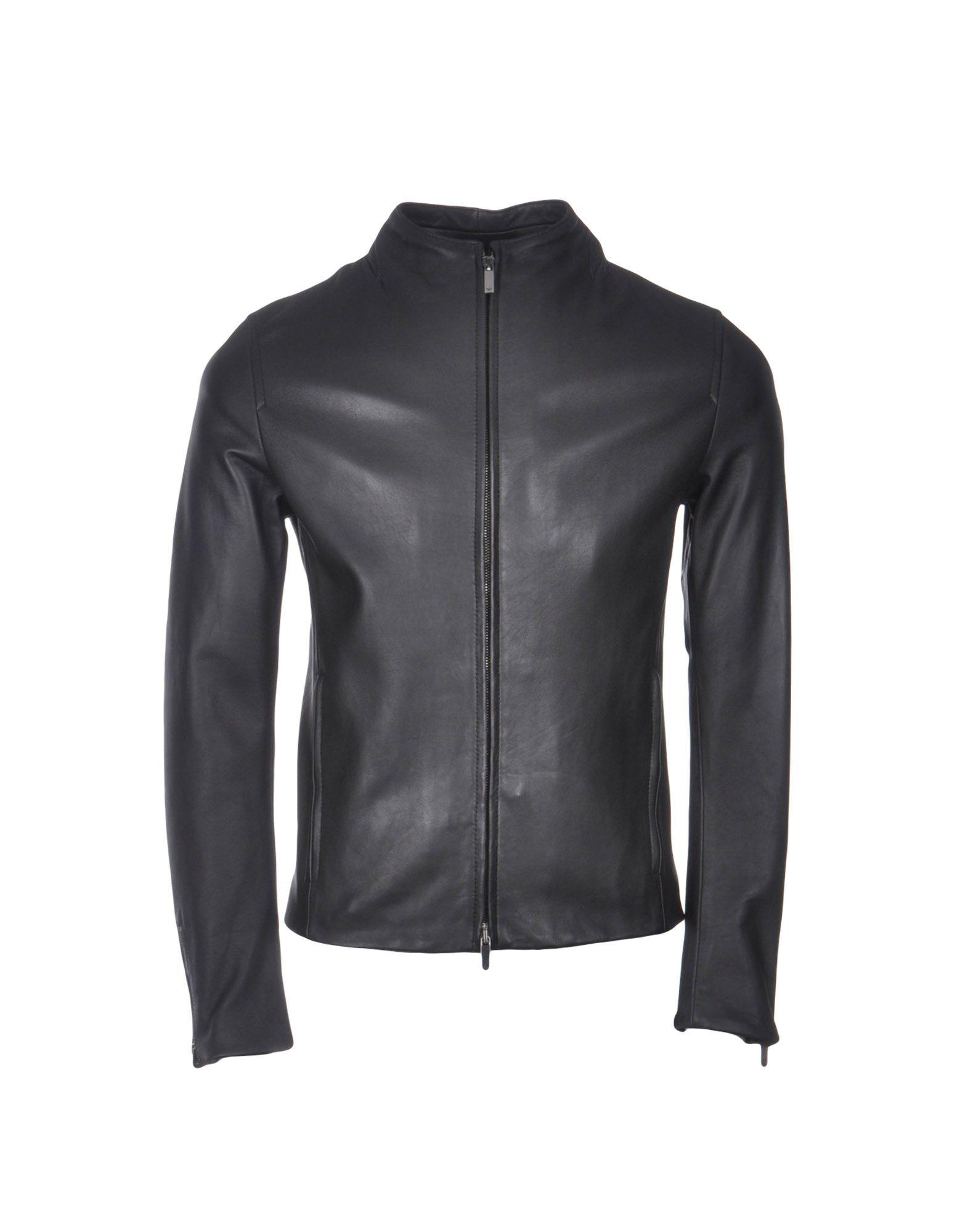 emporio collection leather jacket