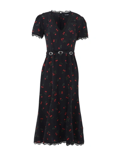 Shop The Kooples 3/4 Length Dress In Black