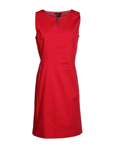 Shop Armani Exchange Short Dress In Red