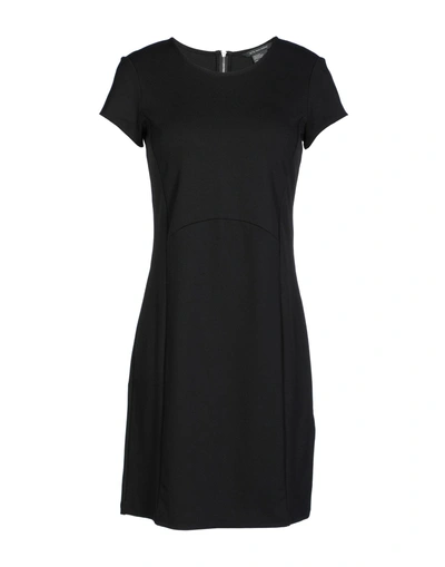 Shop Armani Exchange Short Dress In Black