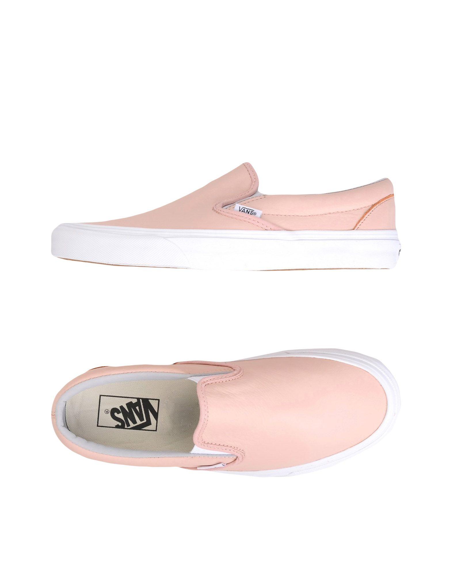 solid color vans slip on