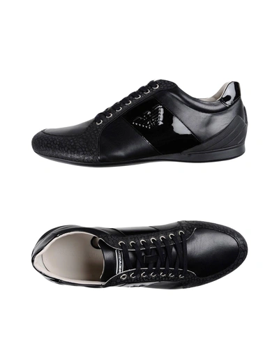 Shop Emporio Armani Sneakers In Black