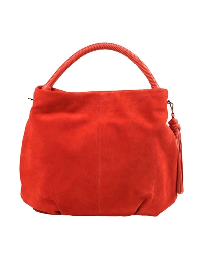 Shop Giorgio Armani Handbag In Red