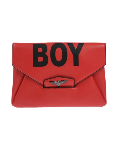 Shop Boy London Handbags In Red