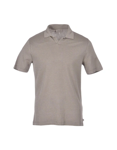 Shop Armani Collezioni Polo Shirt In Grey