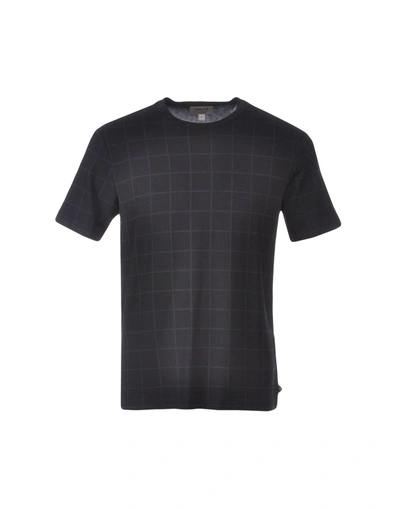 Shop Armani Collezioni T-shirts In Black