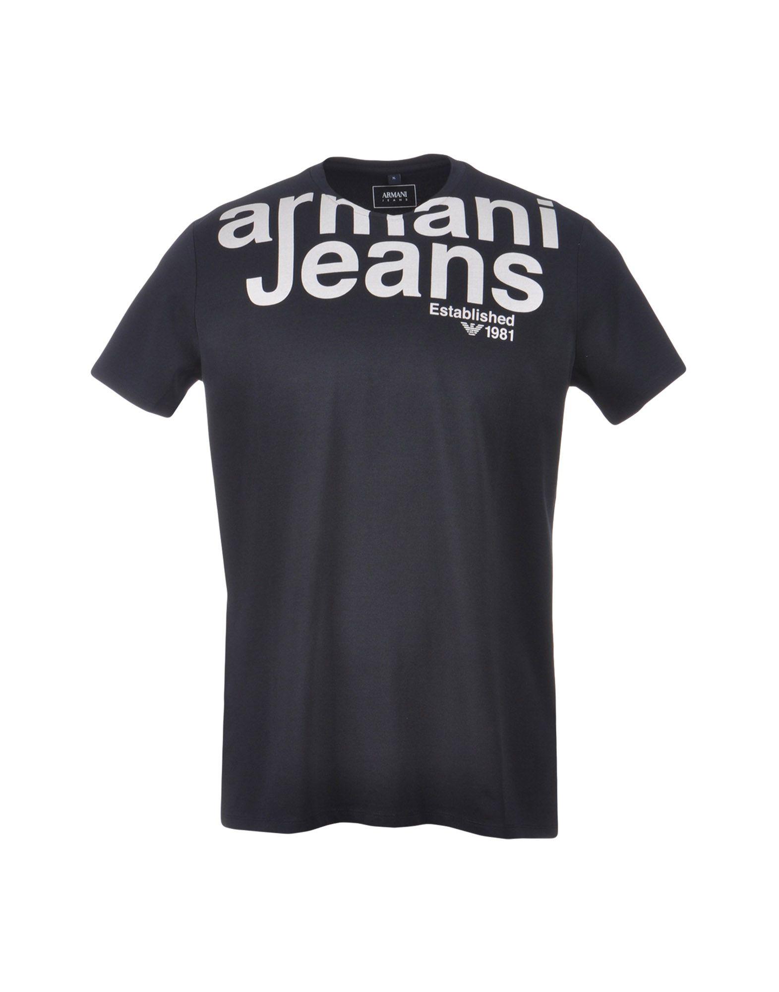 armani jeans blue t shirt
