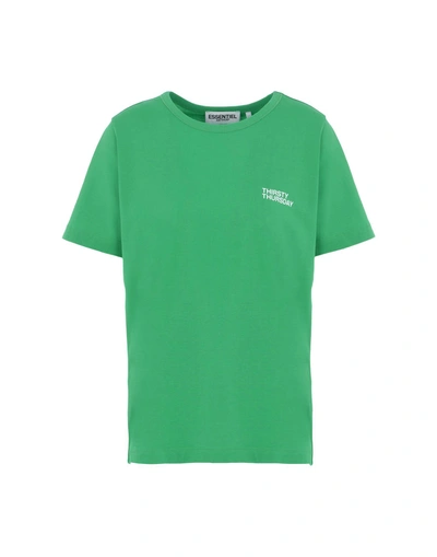 Shop Essentiel Antwerp T-shirts In Green