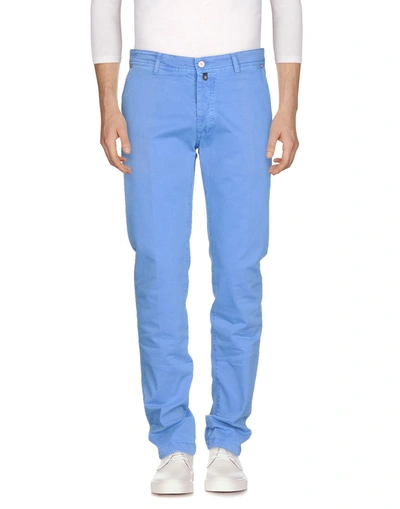 Shop Marco Pescarolo Denim Pants In Pastel Blue