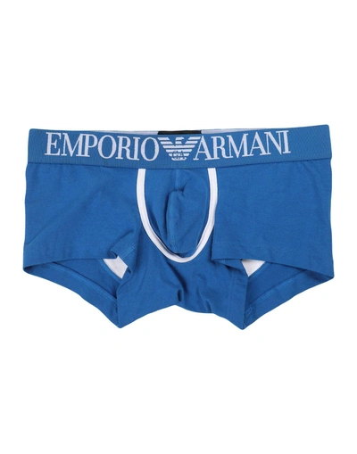 Shop Emporio Armani Brief In Blue
