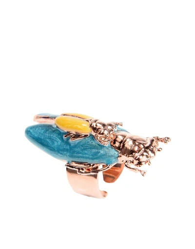 Shop Ilenia Corti Vernissage Ring In Copper