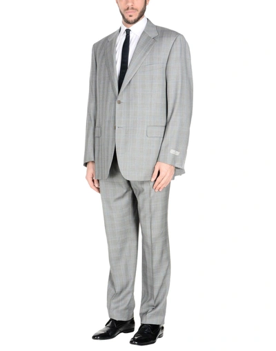 Shop Canali Suits In Grey