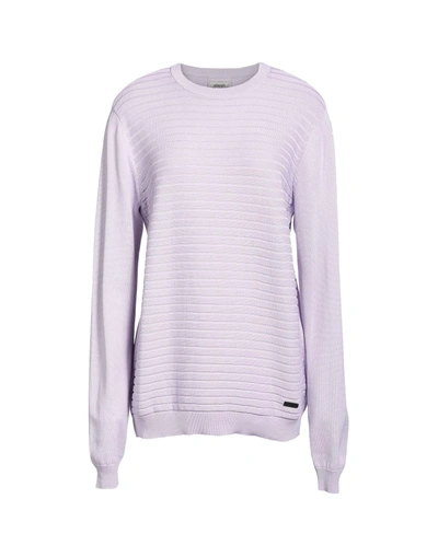 Shop Armani Collezioni Sweaters In Lilac