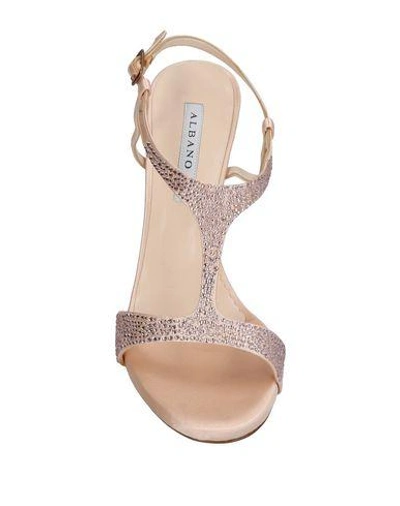 Shop Albano Sandals In Light Pink