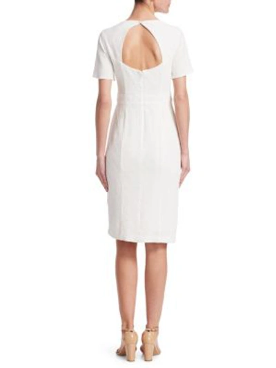 Shop Nanette Lepore Core Portrait Dress In White