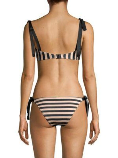 Shop Zimmermann Jaya Bandeau Two-piece Bikini Set In Stripe