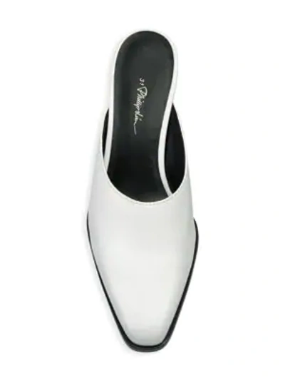 Shop 3.1 Phillip Lim / フィリップ リム Agatha Leather Mule In Optic White