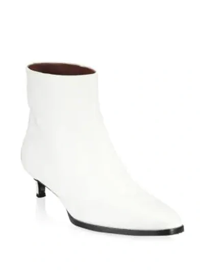 Shop 3.1 Phillip Lim / フィリップ リム Agatha Leather Booties In Optic White