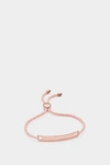 Monica Vinader Engravable Havana Friendship Bracelet In Rose Gold