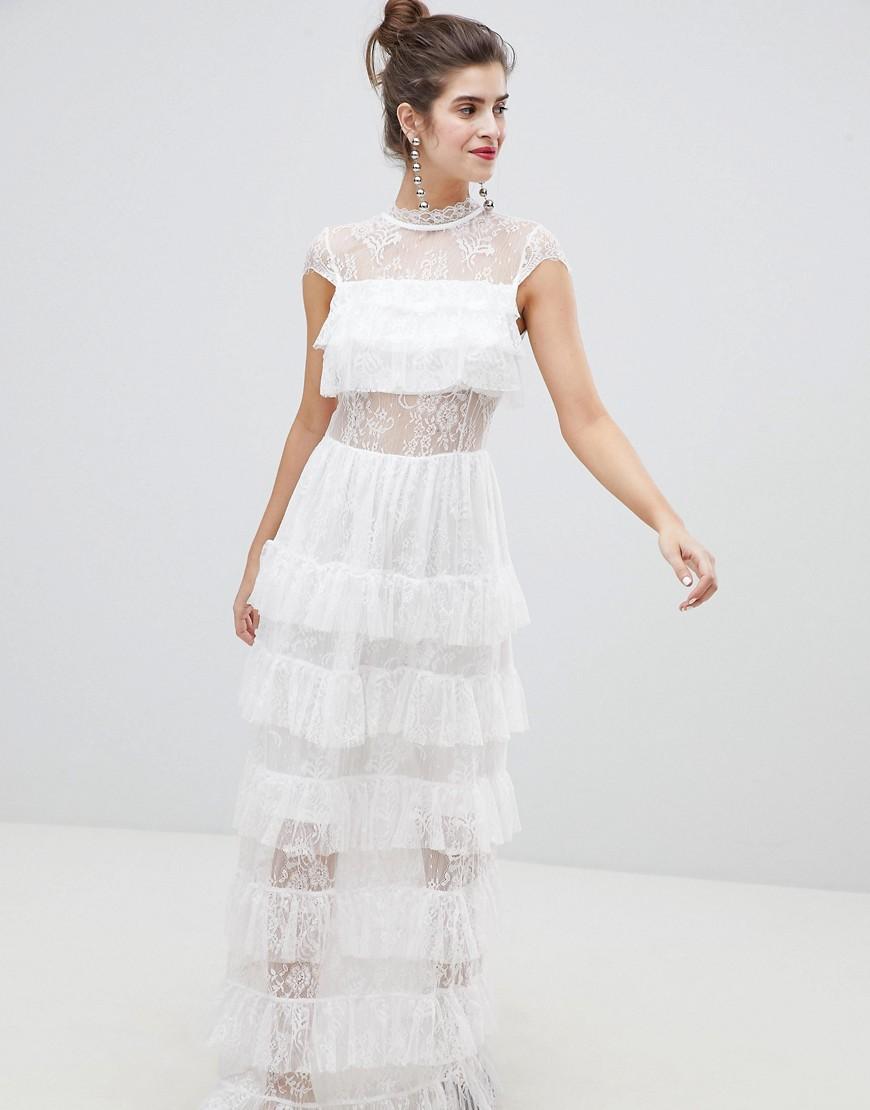 vero moda white lace dress