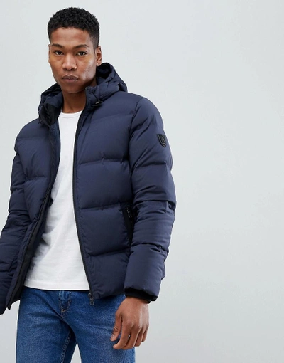 Shop Tommy Hilfiger Maddy Down Bomber Jacket - Navy