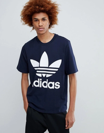 Shop Adidas Originals Boxy T-shirt - Gray