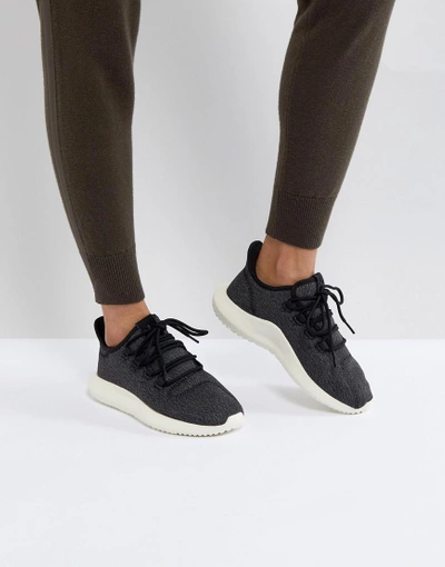 Shop Adidas Originals Tubular Shadow Sneakers In Black - Black