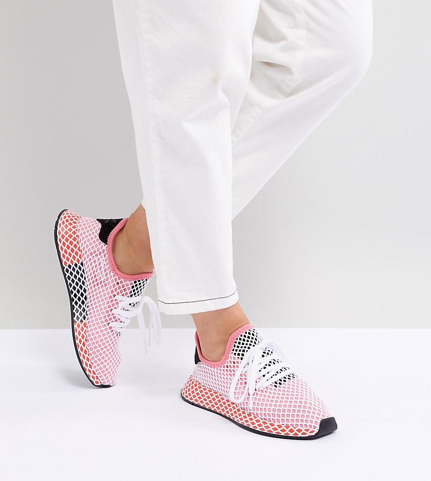 pink adidas deerupt