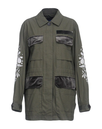 Shop Sjyp Jacket In Military Green