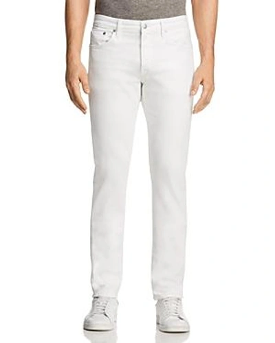Shop S.m.n Studio Hunter Standard Slim Fit Jeans In White