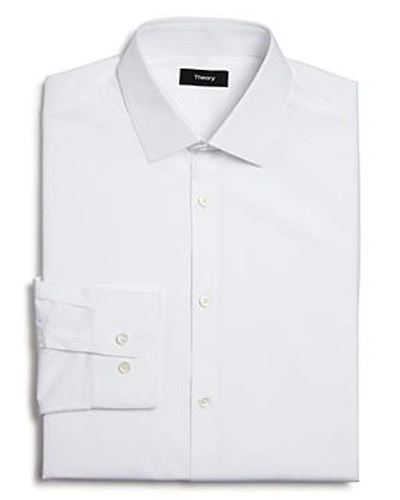 Shop Theory Textured Dobby Slim Fit Dress Shirt In White