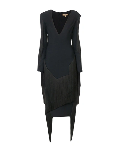 Shop Michael Kors Midi Dress In Black
