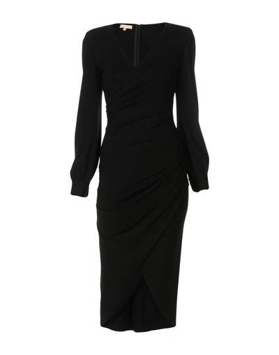 Shop Michael Kors Midi Dresses In Black