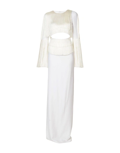 Shop Michael Kors Long Dress In White