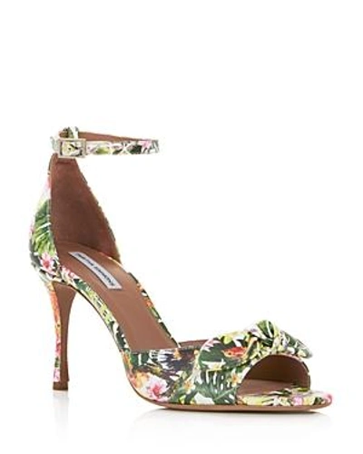 Shop Tabitha Simmons Women's Mimmi Printed Leather High Heel Sandals In White
