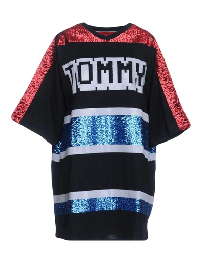 Shop Tommy Hilfiger Short Dress In Black