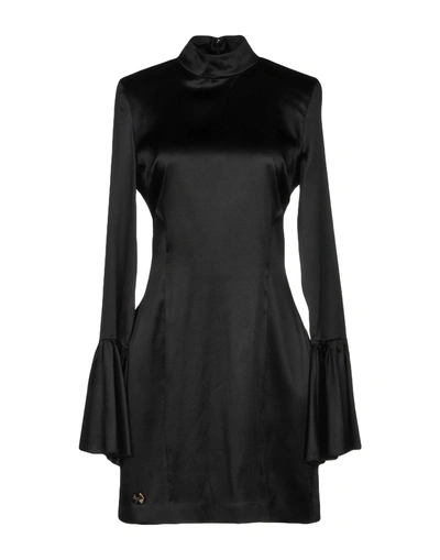 Shop Philipp Plein Short Dress In Black
