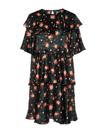 Shop Vivetta Woman Mini Dress Black Size 4 Silk