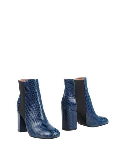 Shop Pollini Ankle Boot In Blue