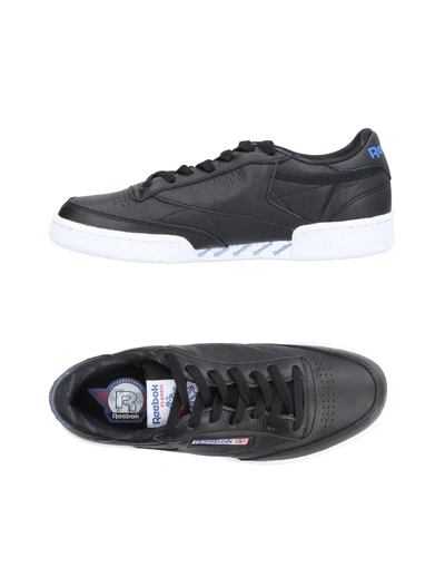 Shop Reebok Man Sneakers Black Size 8.5 Soft Leather