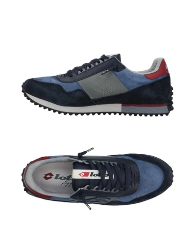 Shop Lotto Leggenda Sneakers In Slate Blue