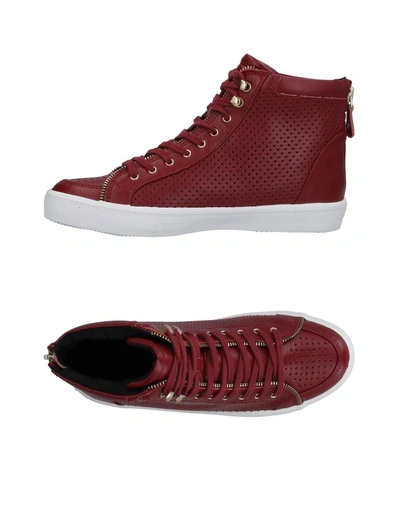 Shop Rebecca Minkoff Sneakers In Brick Red